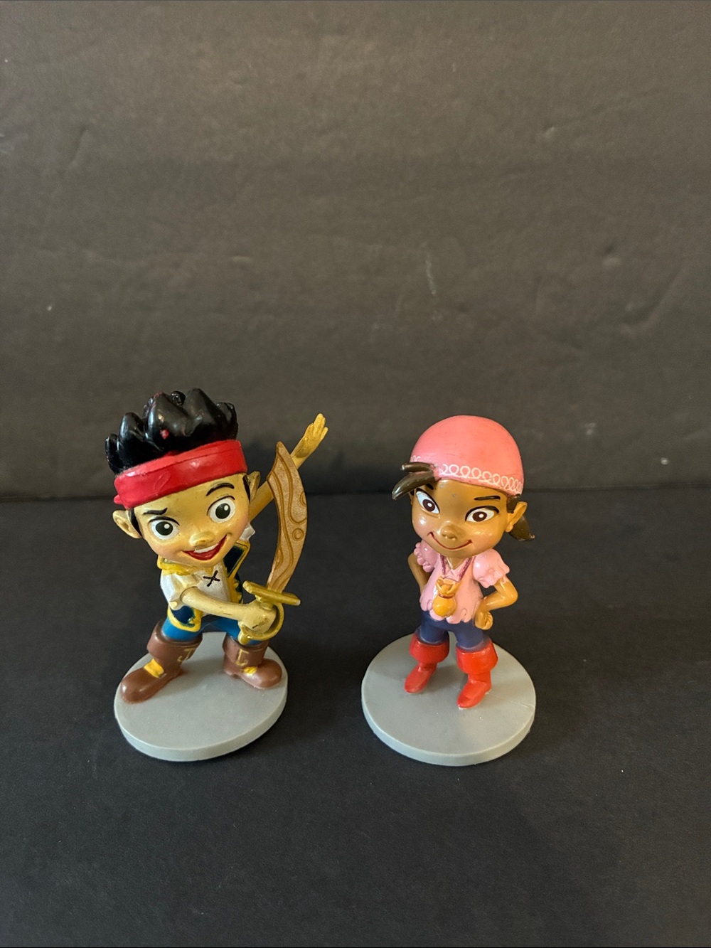 Disney Jake and Friends Pirate Figures - Red & Pink